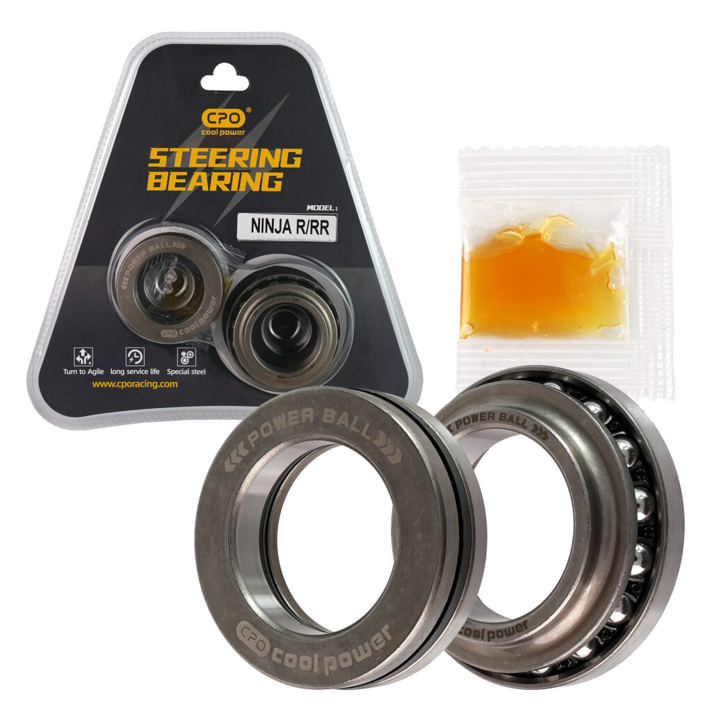 Premium Material: The Motorcycle Fork Steering Stem Kit made of high strength steel alloy material, which is strong and wear resistance, rugged and impact. It's to use and can maintain a long lifespan. Fine Workmanship: The Motorcycle Front Fork Steering Stem comes with professional manufacturing, stable performance, high reliability, and will not do harm to your vehicle. Strict Manufacturing Standards: Based on the original factory specifications, ensure smooth and sustain high impact‑shock. Easy installation: This is a good replacement for your old or broken steering stem bearing, easy to install and conveient to use.