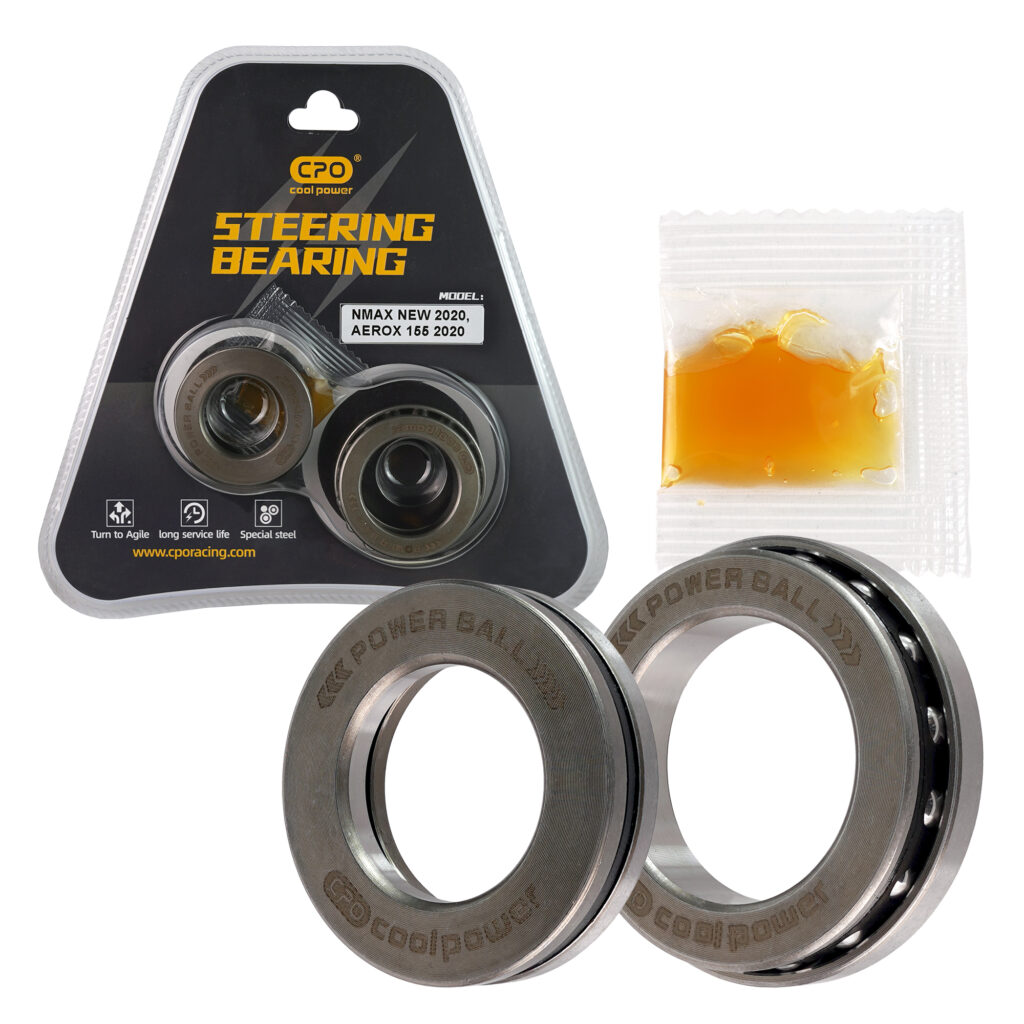 Premium Material: The Motorcycle Fork Steering Stem Kit made of high strength steel alloy material, which is strong and wear resistance, rugged and impact. It's to use and can maintain a long lifespan. Fine Workmanship: The Motorcycle Front Fork Steering Stem comes with professional manufacturing, stable performance, high reliability, and will not do harm to your vehicle. Strict Manufacturing Standards: Based on the original factory specifications, ensure smooth and sustain high impact‑shock. Easy installation: This is a good replacement for your old or broken steering stem bearing, easy to install and conveient to use.