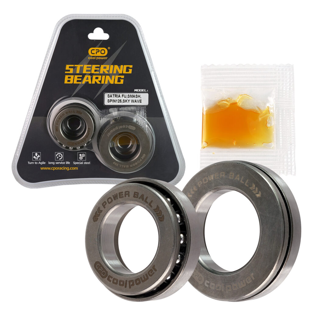 Premium Material: The Motorcycle Fork Steering Stem Kit made of high strength steel alloy material, which is strong and wear resistance, rugged and impact. It's to use and can maintain a long lifespan. Fine Workmanship: The Motorcycle Front Fork Steering Stem comes with professional manufacturing, stable performance, high reliability, and will not do harm to your vehicle. Strict Manufacturing Standards: Based on the original factory specifications, ensure smooth and sustain high impact‑shock. Easy installation: This is a good replacement for your old or broken steering stem bearing, easy to install and conveient to use.