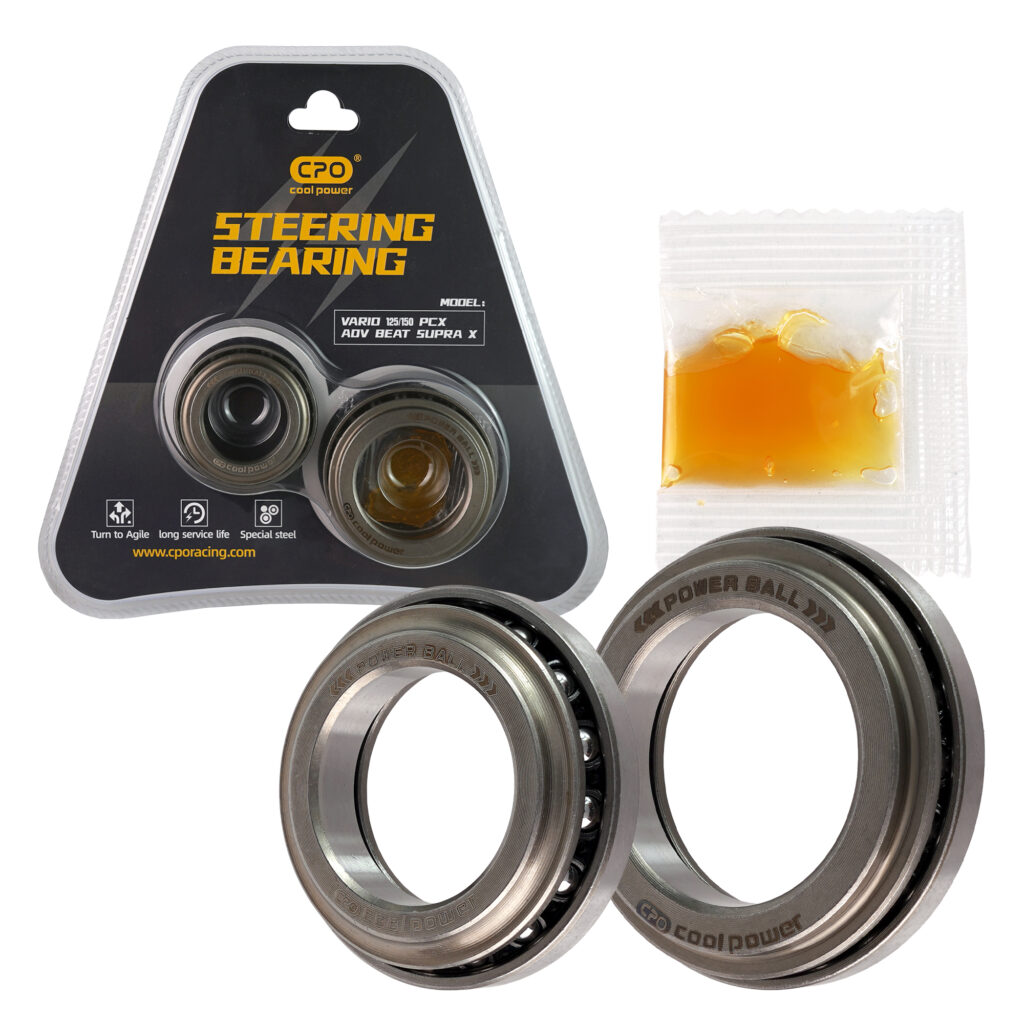 Premium Material: The Motorcycle Fork Steering Stem Kit made of high strength steel alloy material, which is strong and wear resistance, rugged and impact. It's to use and can maintain a long lifespan. Fine Workmanship: The Motorcycle Front Fork Steering Stem comes with professional manufacturing, stable performance, high reliability, and will not do harm to your vehicle. Strict Manufacturing Standards: Based on the original factory specifications, ensure smooth and sustain high impact‑shock. Easy installation: This is a good replacement for your old or broken steering stem bearing, easy to install and conveient to use.