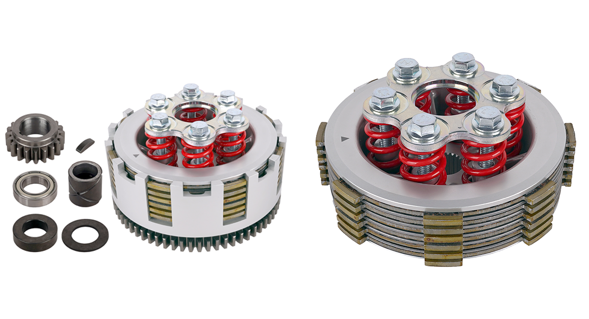 Constructed from high-strength metal to ensure exceptional durability and wear resistance.the friction pads undergo special treatment and surface hardening,delivering stable,high friction coefficients that effectively prevent slippage. Metal components feature rust-resistant surfaces that withstand corrosion in harsh riding conditions,extending service life. The heavy-duty construction and premium materials endure high loads and sustained high temperatures,significantly reducing issues caused by clutch overheating or wear.this ensures your vehicle maintains reliable power delivery and handling in all conditions.